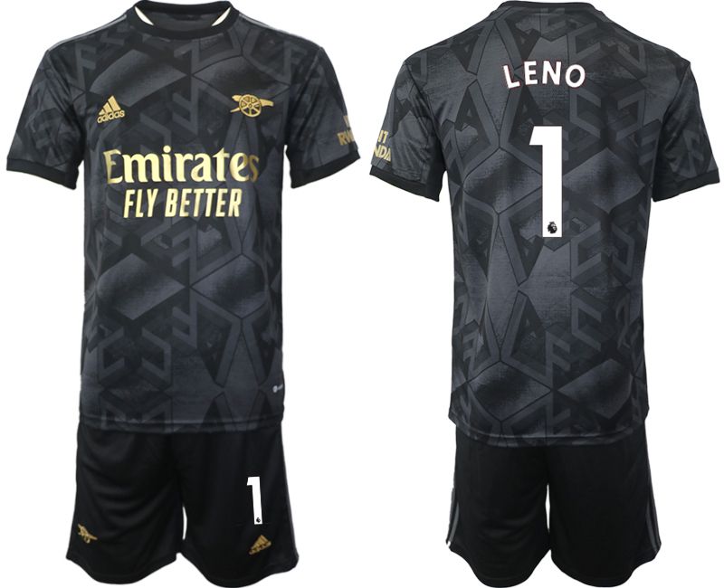 Men 2022-2023 Club Arsenal away black #1 Soccer Jersey